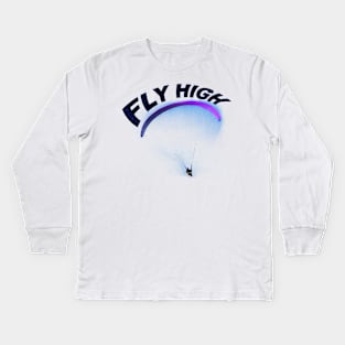 fly high Kids Long Sleeve T-Shirt